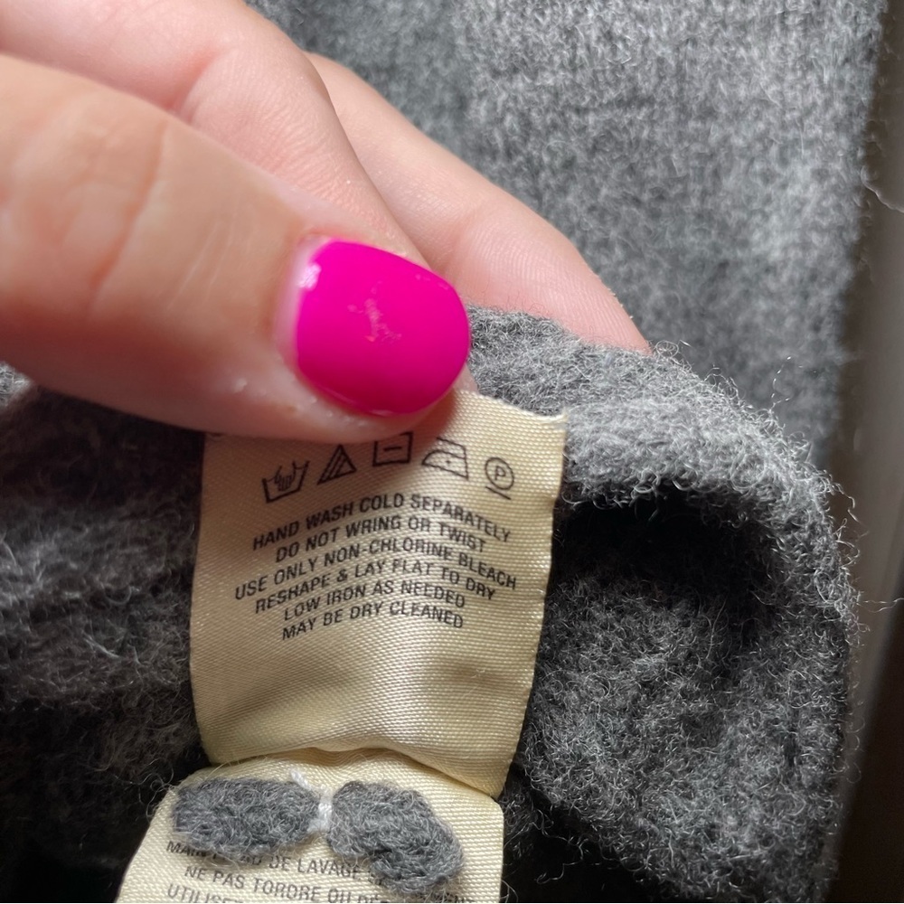 Anthropology | Moth Grey Fireside Turtleneck Sweater Size XS - Picture 4 of 7